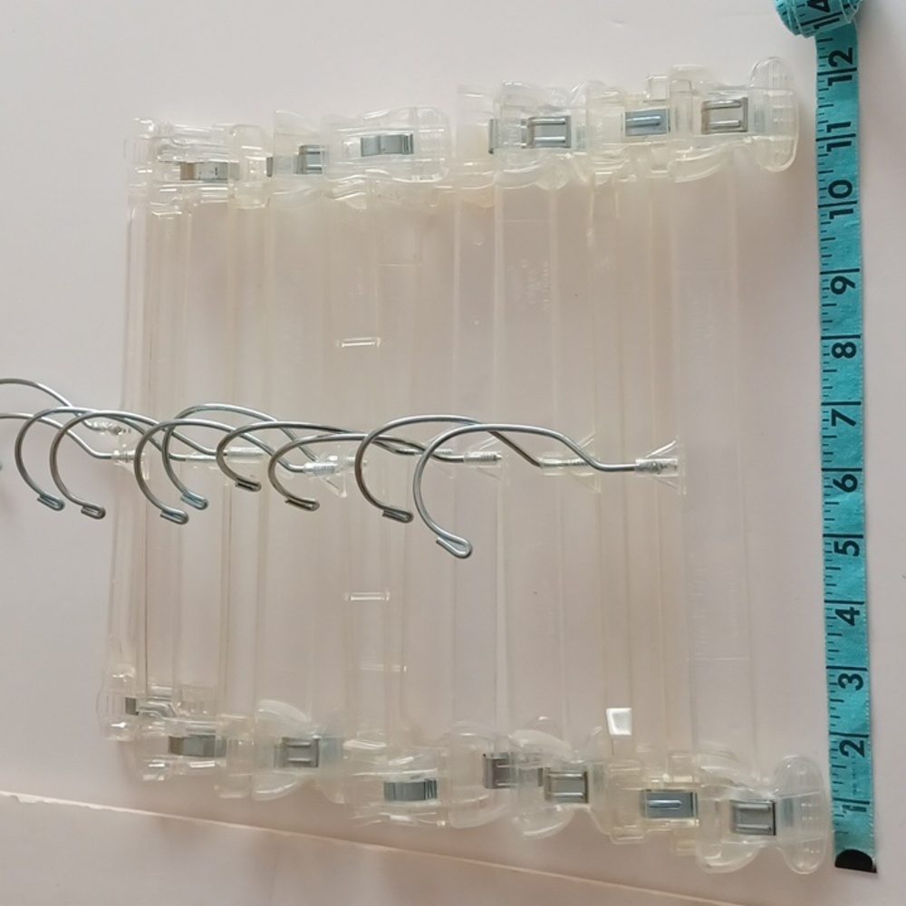 10 clear skirt, shorts, or pant hangers - Picture 5 of 5